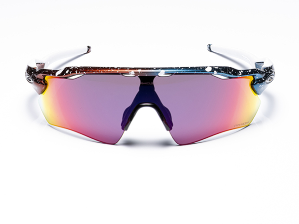 Oakley Radar EV - Blue/Red Chrome Splatter - Prizm Road